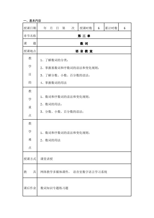 3 英语语法 数词