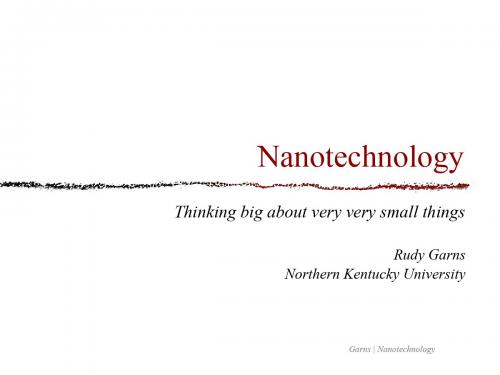 nanotechnology-120纳米技术-50页精品文档