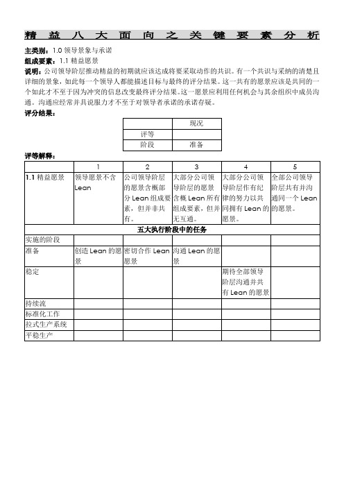 埃森哲精益评估完整版