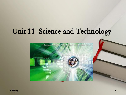 美国历史文化概况(英文版)UNIT 11 Science and Technology_OK