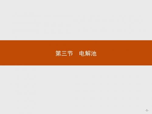 2018版高中化学人教版选修4课件：4.3.1 电解原理