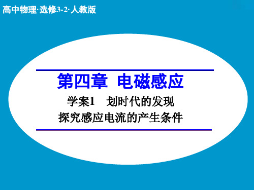 4.1 划时代的发现 课件(人教版选修3-2)