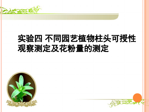 四不同园艺植物柱头可授性.pdf