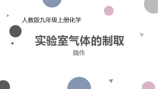 实验室气体的制取