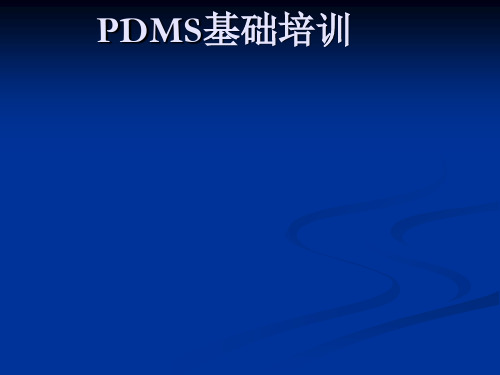 PDMS基础培训