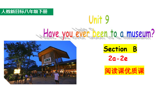 人教新目标八年级下册Unit9SectionB2a-2e