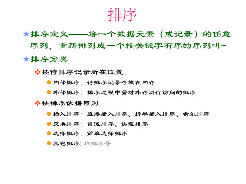 软件技术基础2-4-排序