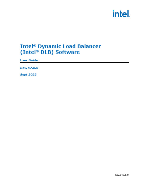 Intel DLB 软件用户指南说明书