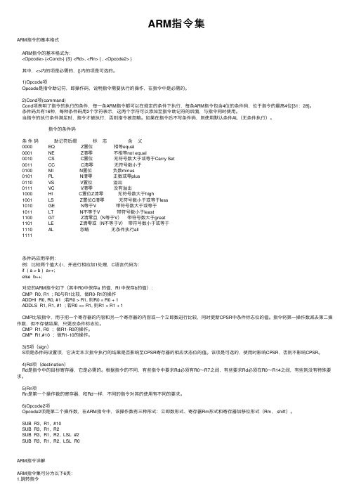 ARM指令集