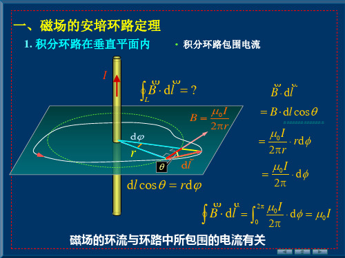 电磁场与电磁波 7.4 安培环路定理
