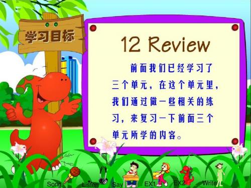 review 小学英语复习课