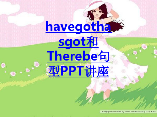 havegothasgot和Therebe句型教育课件