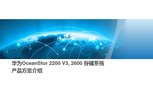 OceanStor 2000系列存储产品方案介绍