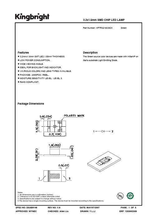 APTR3216CGCK中文资料