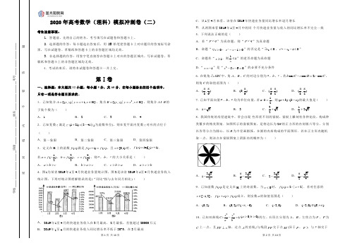 2020年高考数学(理科)模拟冲刺卷(二)