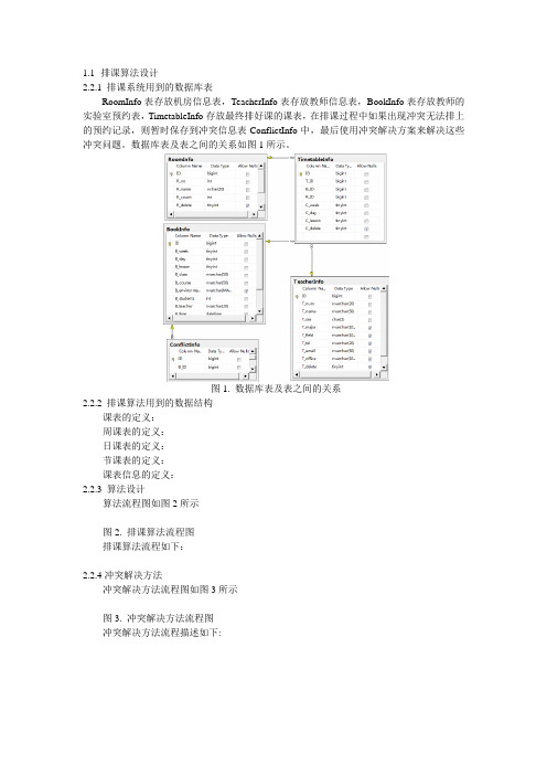 实验室专用排课算法及冲突处理方法1