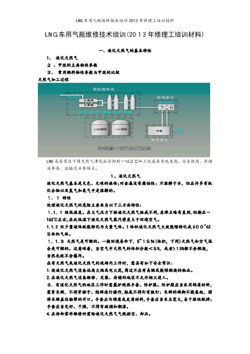 LNG车用气瓶维修技术培训2013年修理工培训材料