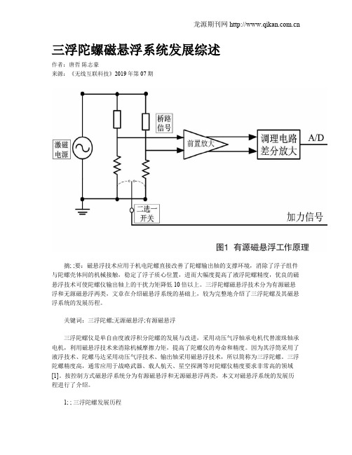 三浮陀螺磁悬浮系统发展综述