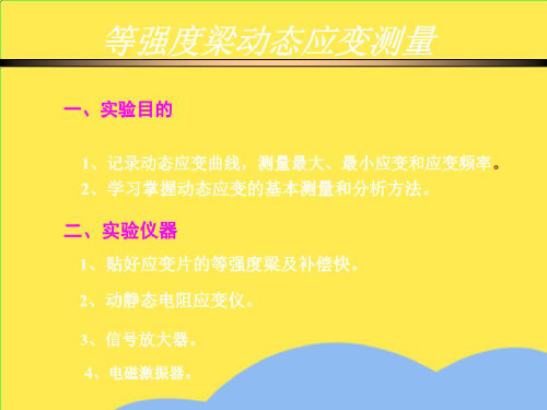 等强度梁动态应变测量(“应变”相关文档)共9张