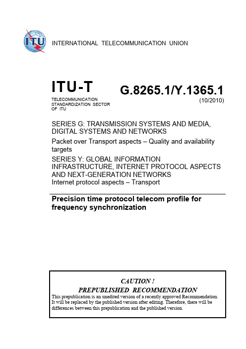 T-REC-G.8265.1-201010-P!!PDF-E