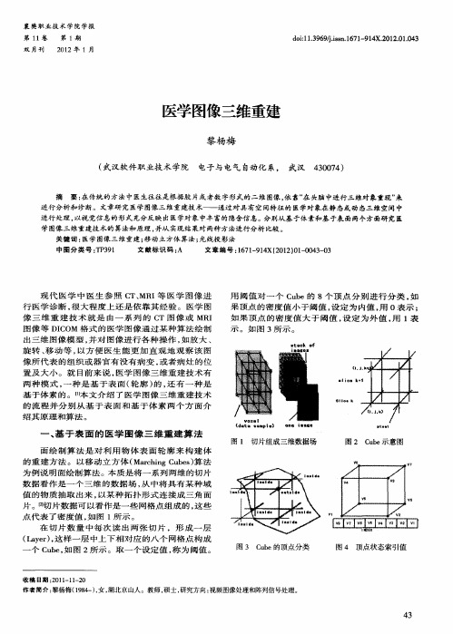 医学图像三维重建