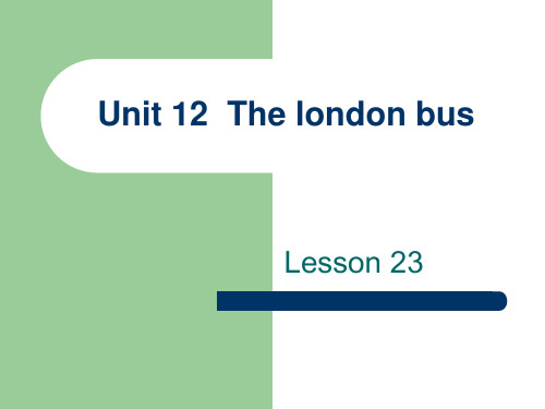 Unit12Thelondonbus