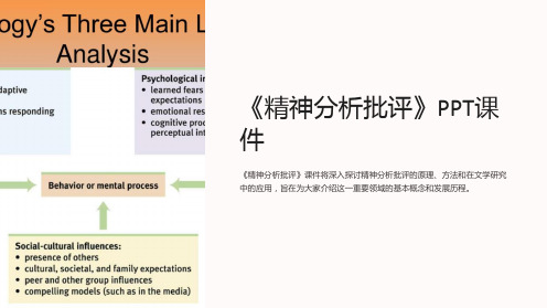 《精神分析批评》课件