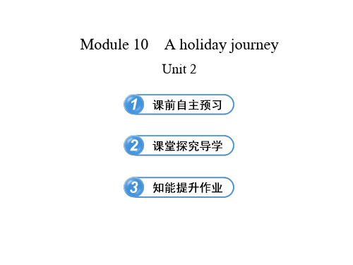 外研版英语课件七下：Module10AholidayjourneyUnit2(外版版七下)