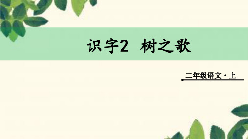 《识字2树之歌》课件语文二年级上册