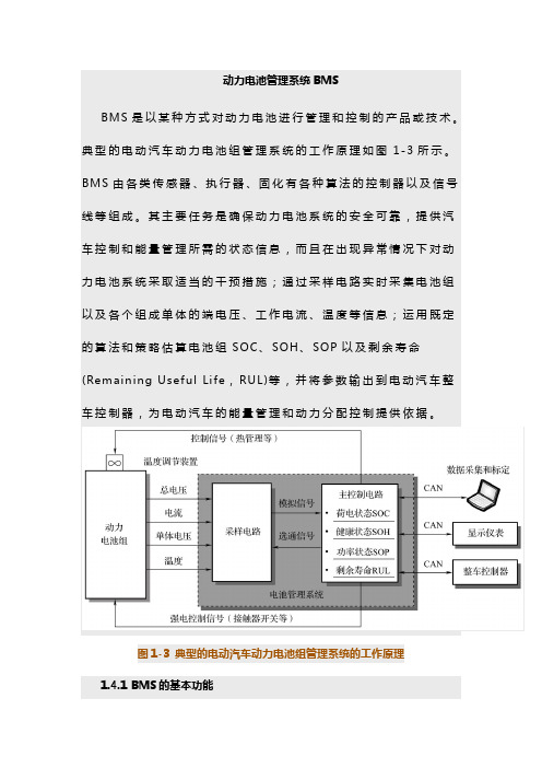 动力电池管理系统BMS