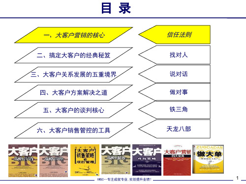 大客户实战营销秘笈刘廷龙版