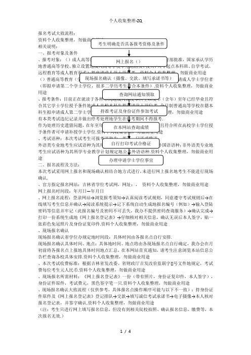 学位英语考试流程及注意事项