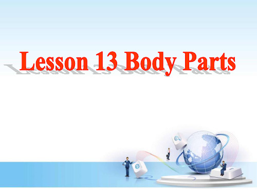 《Body Parts》Body Parts and Feelings 教学课件ppt