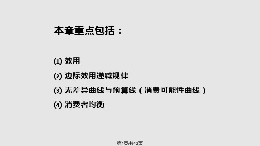 消费者行为理论课件PPT课件