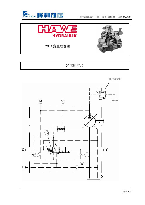 进口柱塞泵马达液压原理图集锦 之8 哈威HAWE