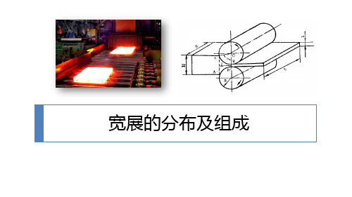 塑性变形与轧制技术：宽展的分布及组成