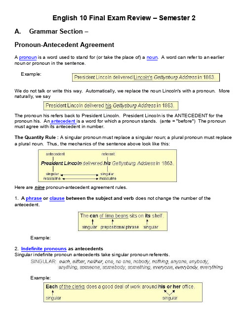 Pronoun-AntecedentAgreement