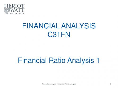 Week 4 Financial Ratio Analysis 1, 2017-18 (3)