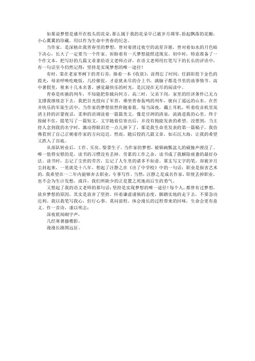但行心事,莫问前程