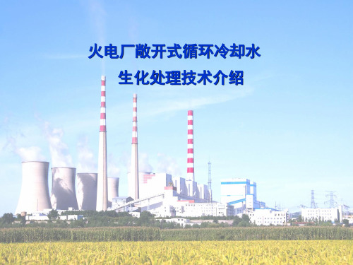 火力发电厂敞开式循环冷却水生化处理技术介绍