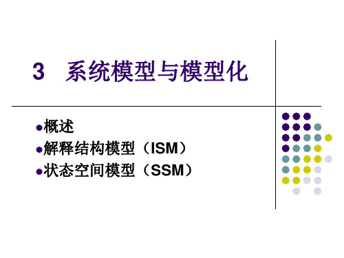 系统工程第三章系统模型与模型化