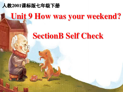 人教版七年级英语下册《nit 9 How was your weekend.  Section B》课件_11