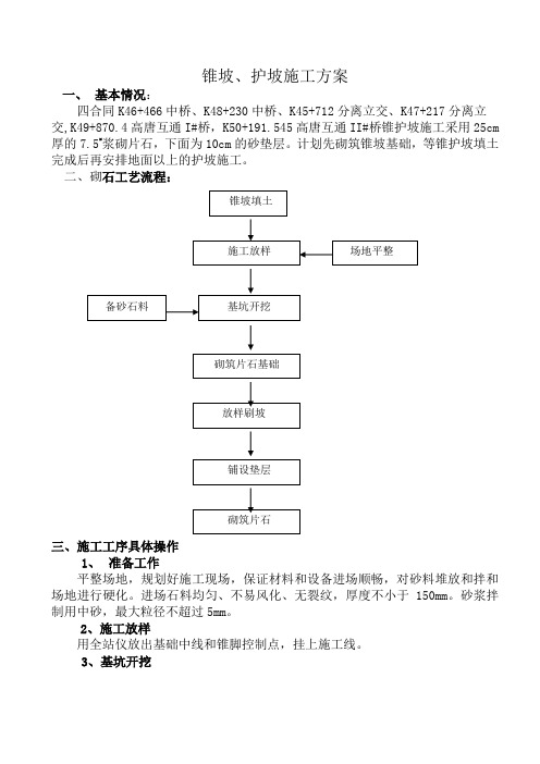 锥坡施工方案