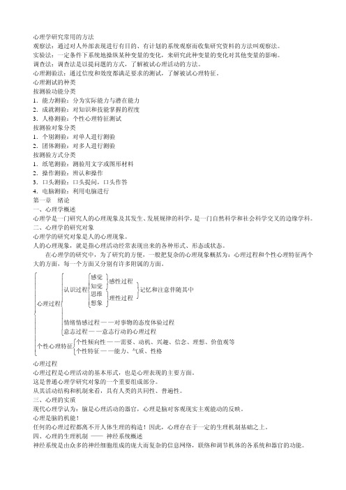 交通心理学(选修课材料)