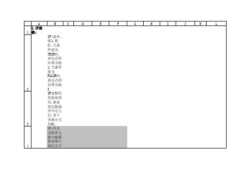 excel练习题10-函数练习三