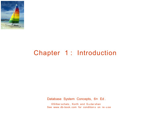 数据库系统概念(database system concepts)英文第六版  第一章