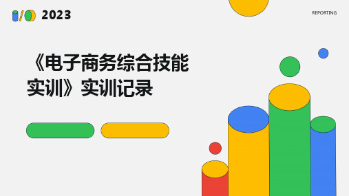 《电子商务综合技能实训》实训记录