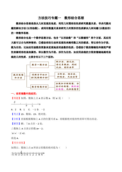 中考数学     复习方法技巧九大专题：中考数学复习方法技巧专题一：数形结合思想解析