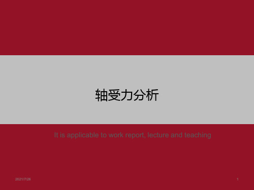 轴受力分析》ppt课件模板