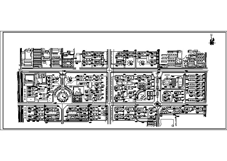 居住区规划总CAD图